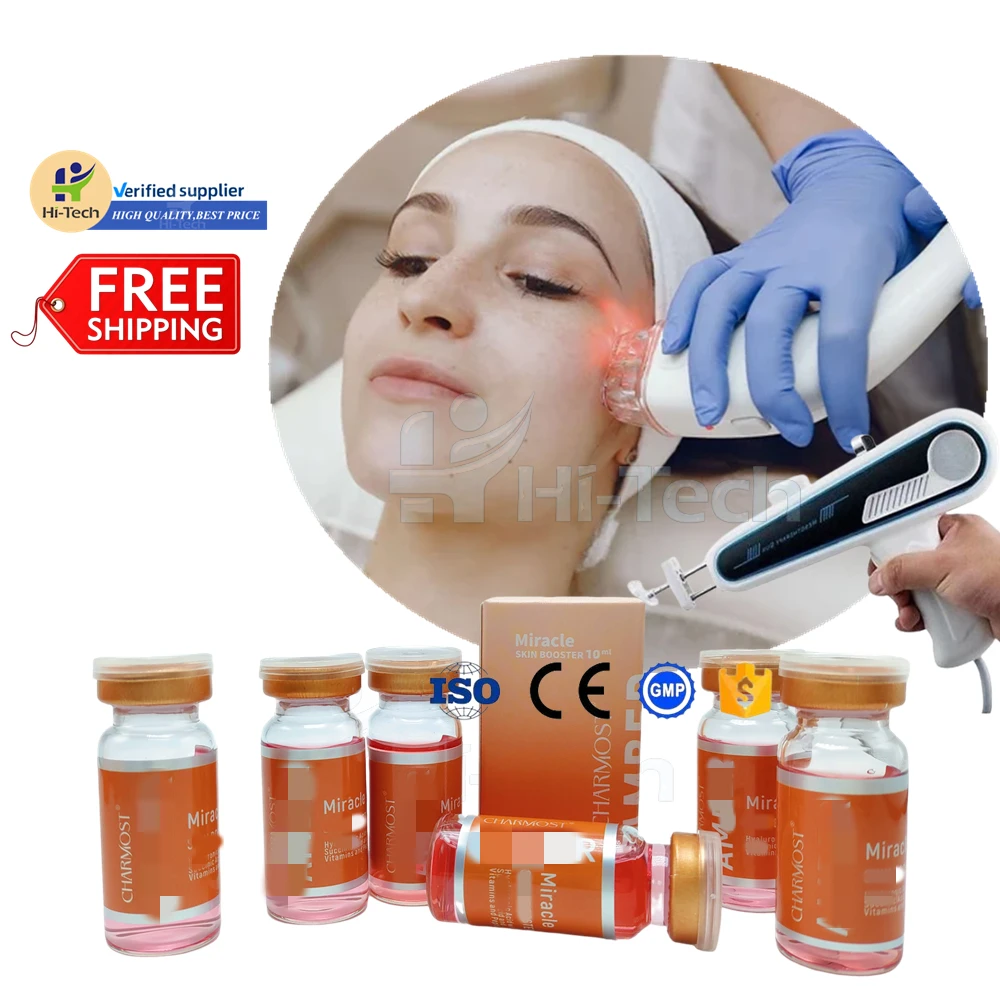 High Quality 10ml Facial Acid Anti Acne Skin Repairing Face Skin Care Microneedling Skin Whitening  Meso Serum
