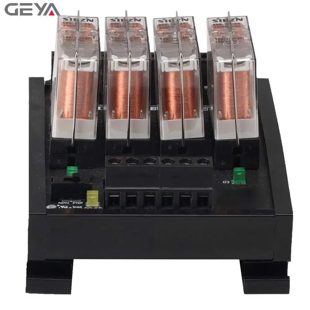 GEYA FY-NG2R-14C 14 Channel Relay Module Din Rail Mounted Plug in Relay 1 SPDT