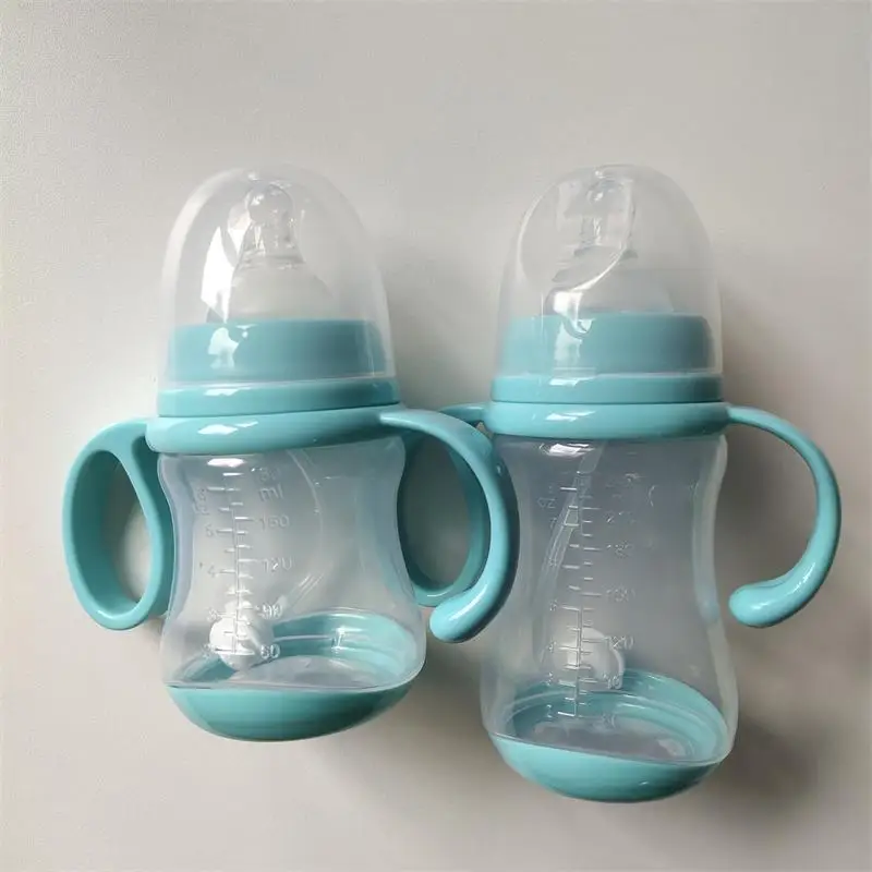 Bpa Free Baby  Sipper Bottles Feeder Bottle Clips Baby Powder Plastic Bottlebaby Water Bottle With Straw