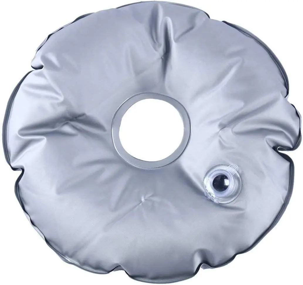 20' Portable Foldable Round Water Weight Bag for Patio Beach Umbrella Base Stand Flag Base Market Outdoor Umbrella Holder