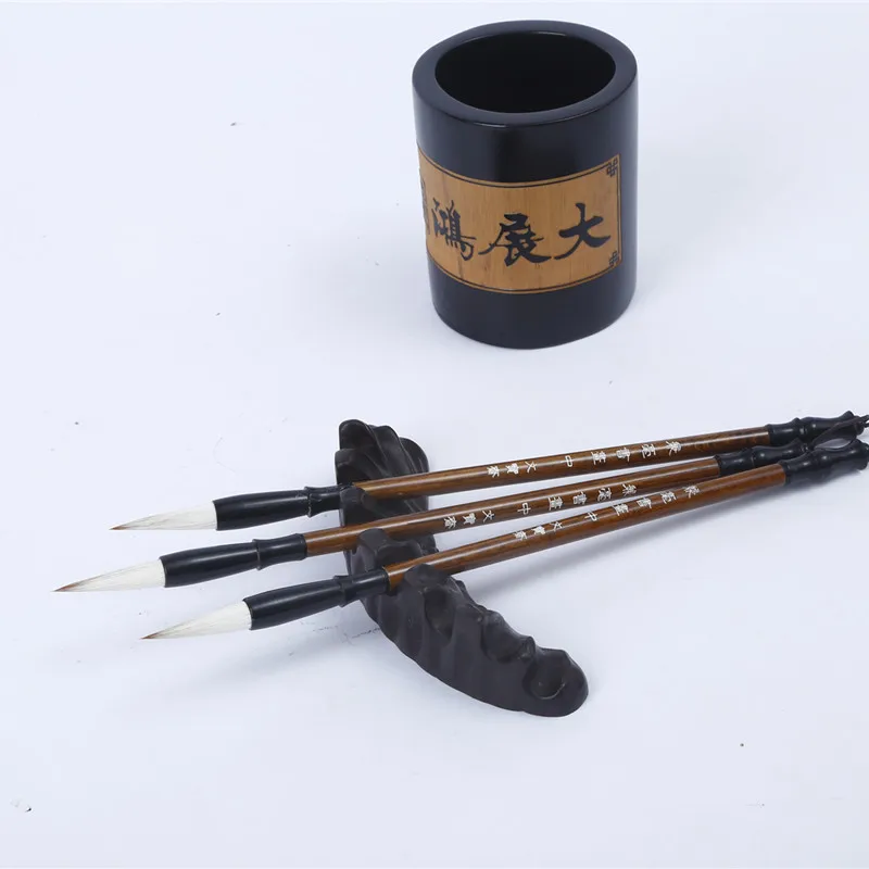 Manufacturer wholesale brushes and calligraphy calligraphy wolf hair regular calligraphy pen peak 5 cm