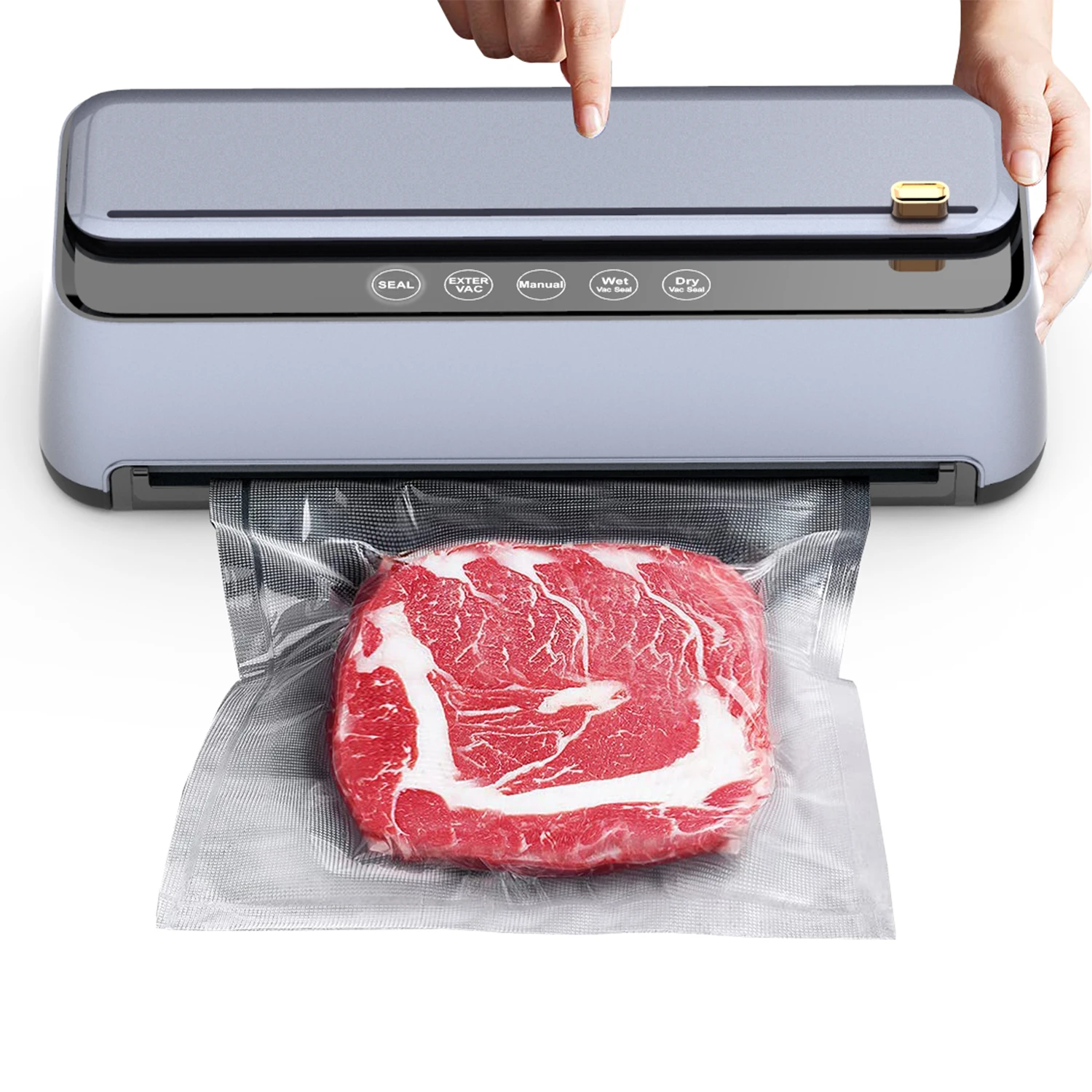 2024 new design -85kpa  food packaging machine sealing for food preservation electric vacuum sealer automatic