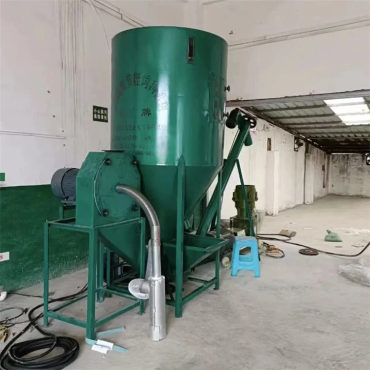 WIN дробилка для кормов и смеситель дизельная кукурузная мельница измельчитель крупного рогатого скота