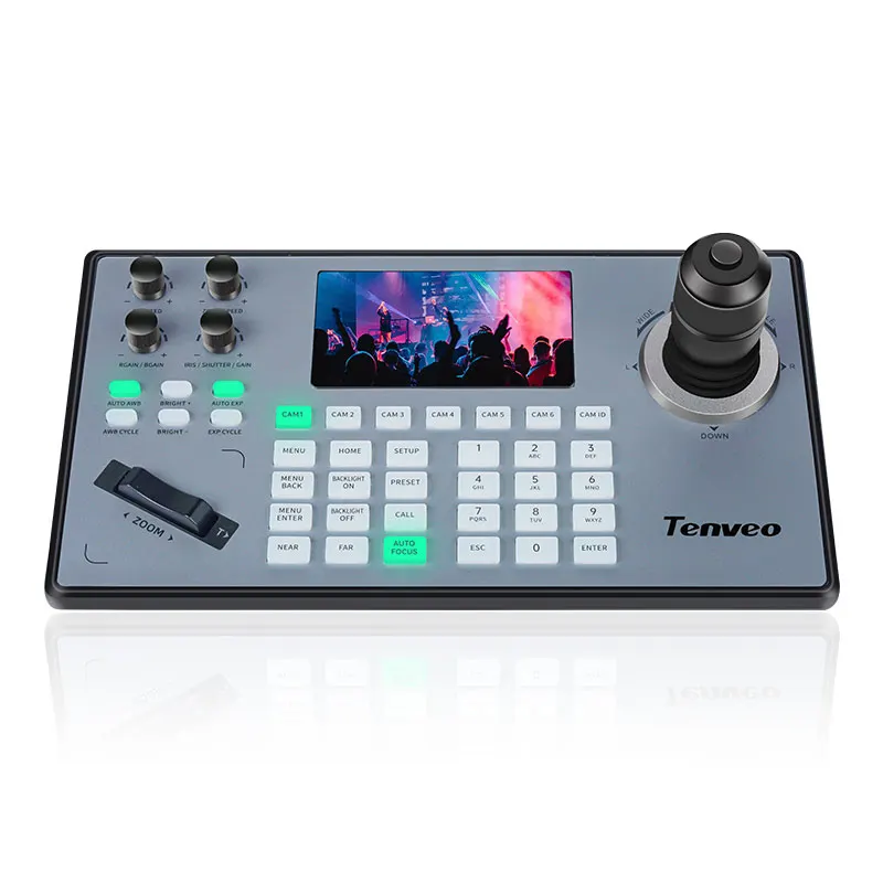 Tenveo new arrival KB200PRO IP keyboard controller for live-streaming ptz camera