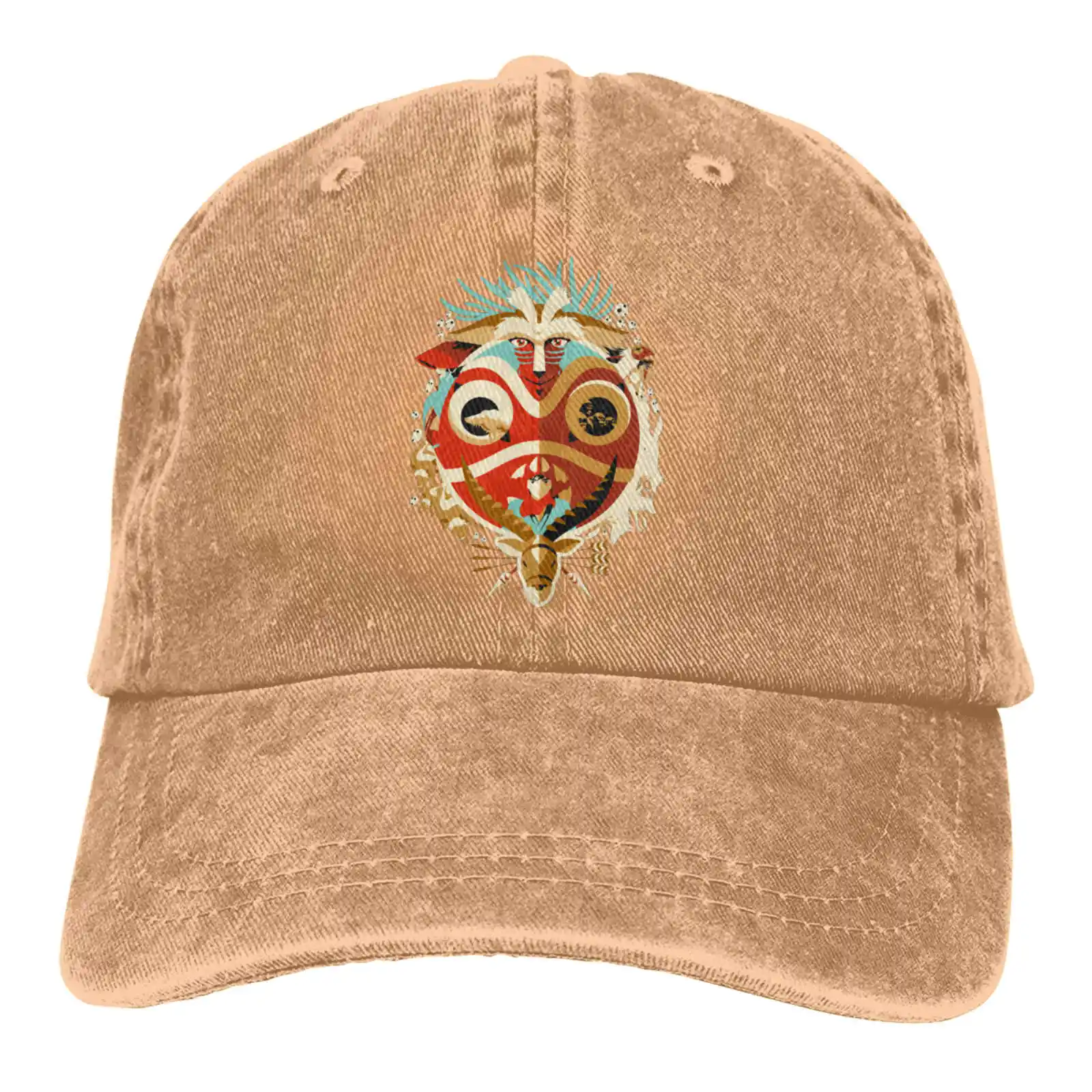  Принцесса Mononoke дней богов и демонов мужские женские ковбойские кепки шляпы без козырька распродажа газетчика дизайнерские велосипедные на заказ