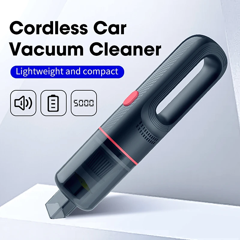 Portable Car Vacuum Cleaner Handheld 5000Pa Other Vacuum Cleaners Accessories 3M Cigarette Lighter