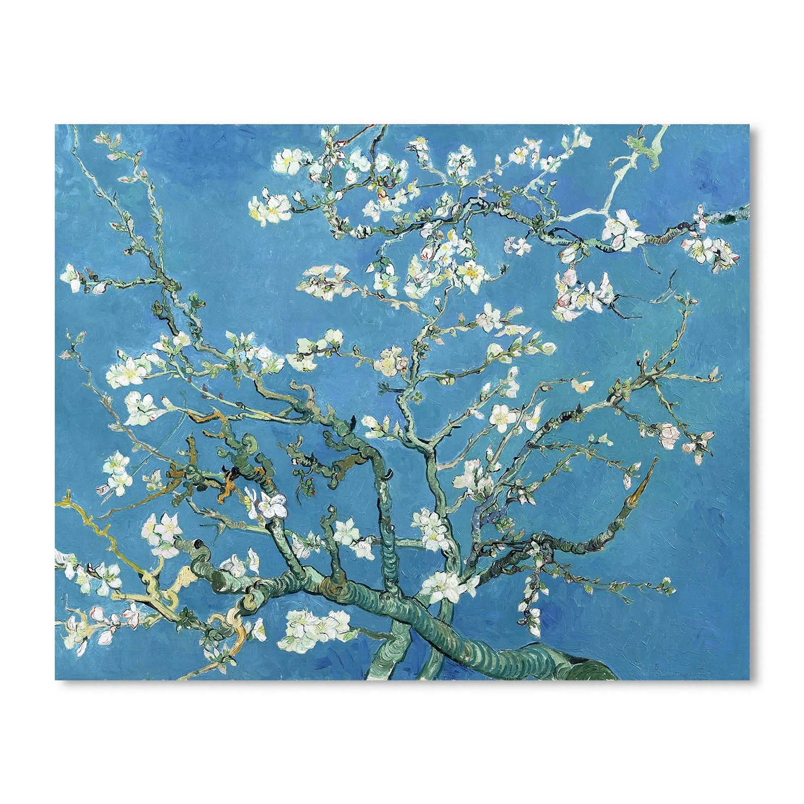 Famous Frame Art Canvas Almond Blossoms Handmade van gogh oil painting