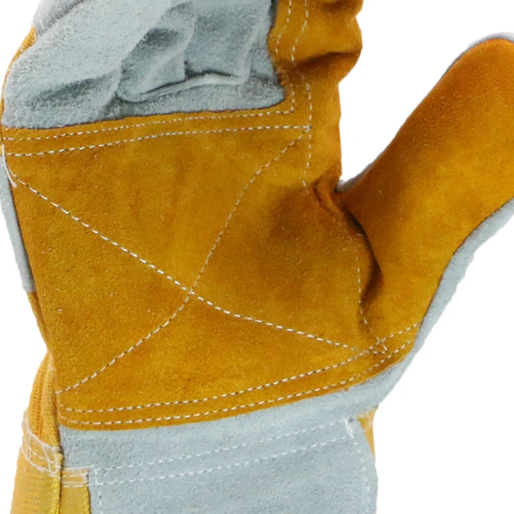 ENTE SAFETY High quality safety pig leather gloves leather work gloves men suncend leather work gloves, made in china