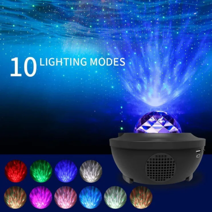 Wholesale Party Atmosphere Light Led Night Light Star Sky Projector Lamp With Remote Control Smart Home Lights