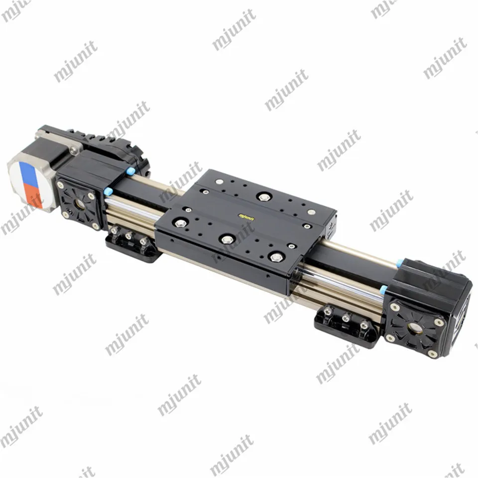 mjunit x axis reciprocating belt module synchronous belt drive slide for glue spraying, jelly strip underwear dispensing