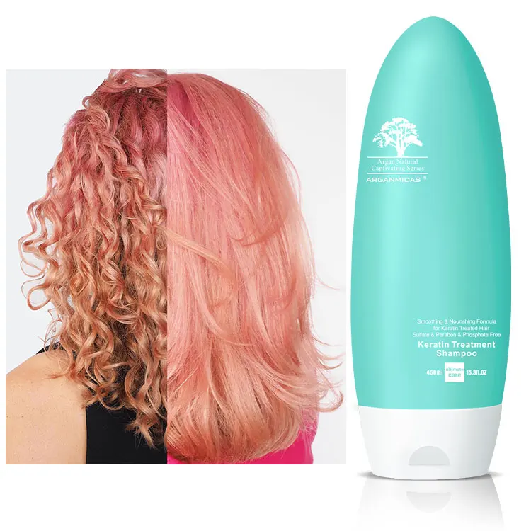 Oem без сульфата коллаген питательный кератин протеиновый лечение волос Кератиновый шампунь