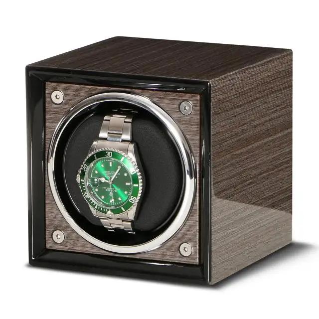 Single Automatic Watch Winder with high gloss piano paint Luxury Case Box