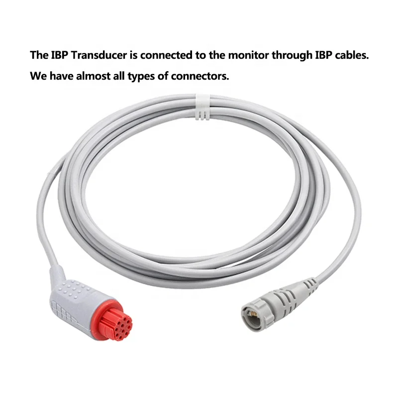Medical Compatible For Edan to Medex Connecter IBP Cables