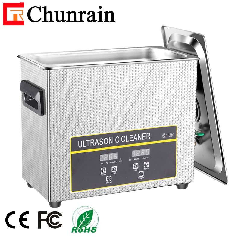 FCC CE по ограничению на использование опасных материалов в производстве Ультразвуковой очиститель ванн для виниловых пластинок PCB подшипники CR-031S 6.5L 180 Вт 40 кГц 60 кГц 68 кГц 80 кГц
