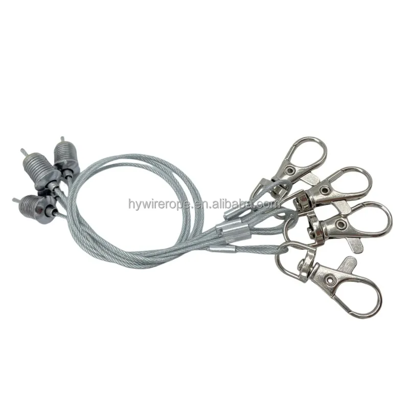 Lamp Hang Rope Lock Line Steel Wire Lanyard Thread suspension cable locks