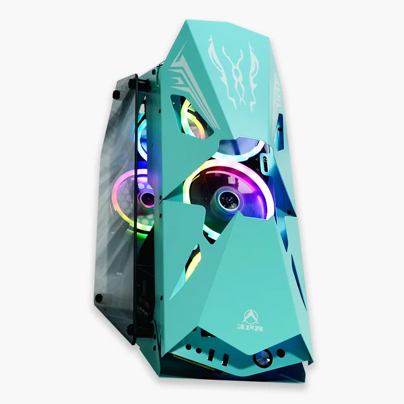 
Professional chassis with fans an essential case for e-sports games computer case with RGB lights 