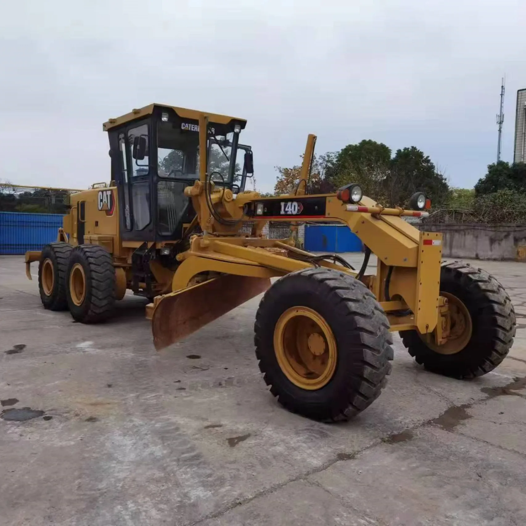 Подержанный грейдер для кошек отправка вручную Caterpillar140H 140 14 г 140k грейдеры продажи
