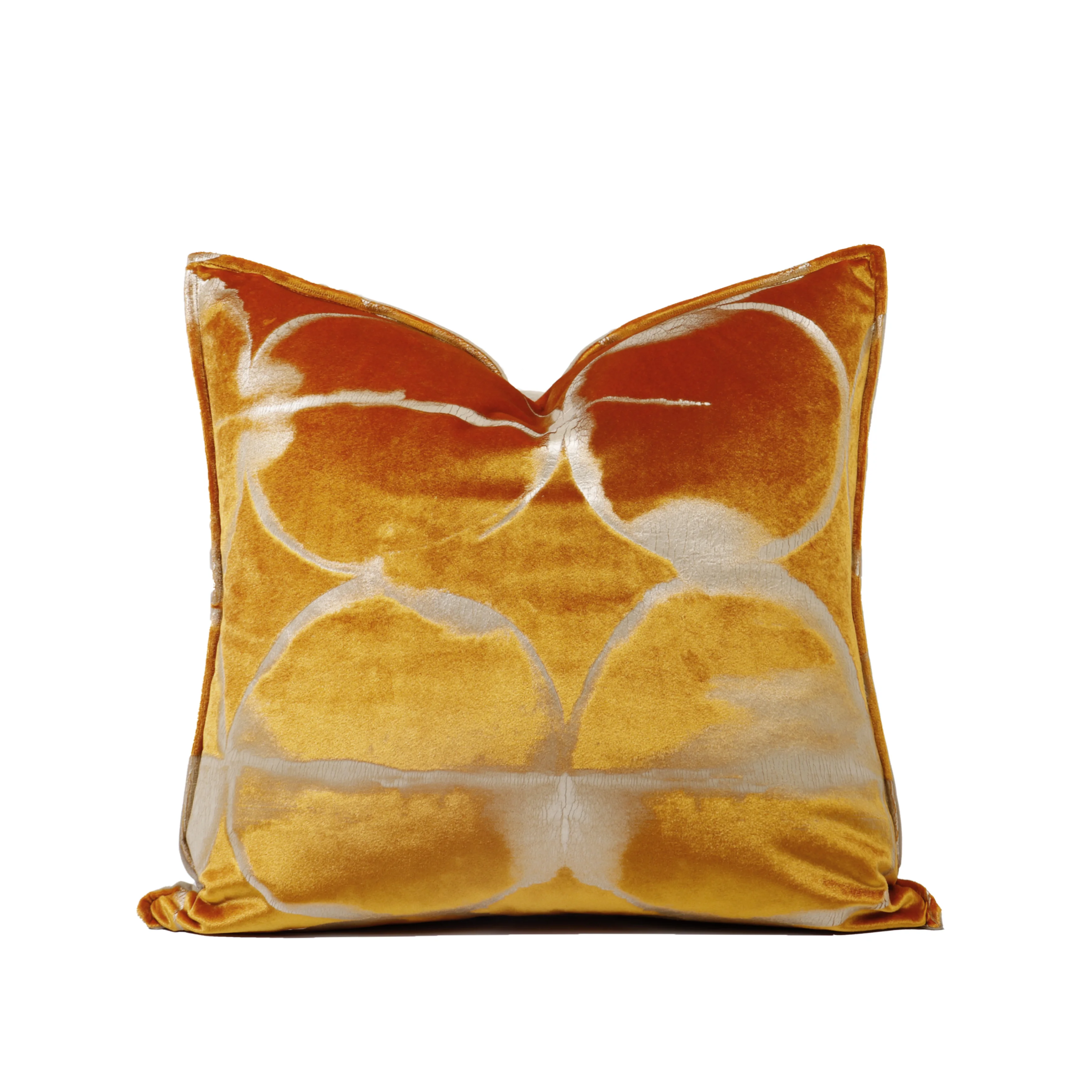 Портативные наволочки для подушки TIFFHOME с органическим геометрическим рисунком желто-оранжевые домашнего декора постельные диванные горячим тиснением