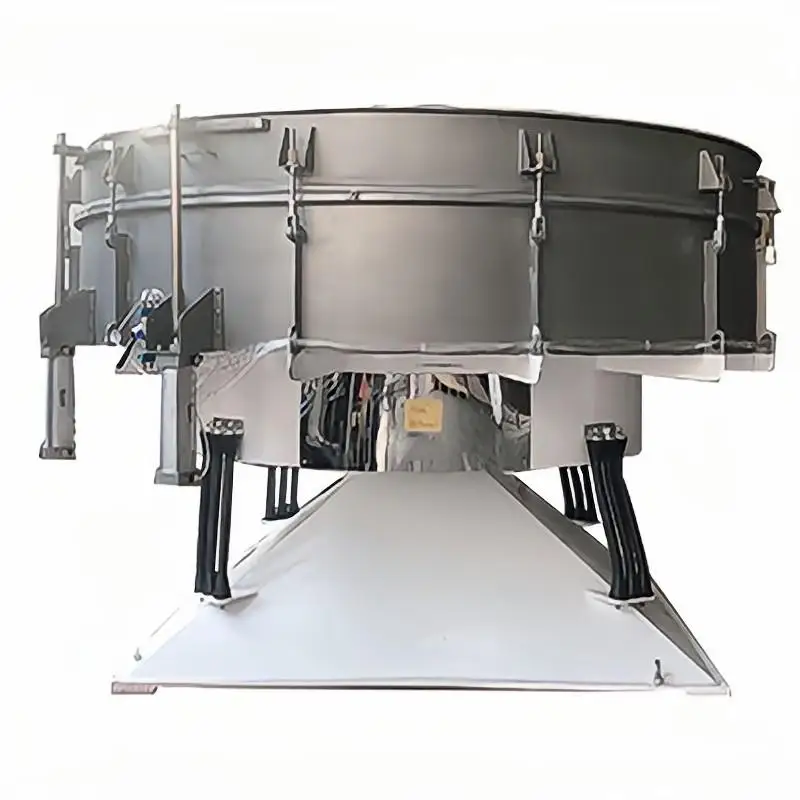 higher sieving efficiency  stainless steel multi layer tumbler screening machine for Tapioca flour