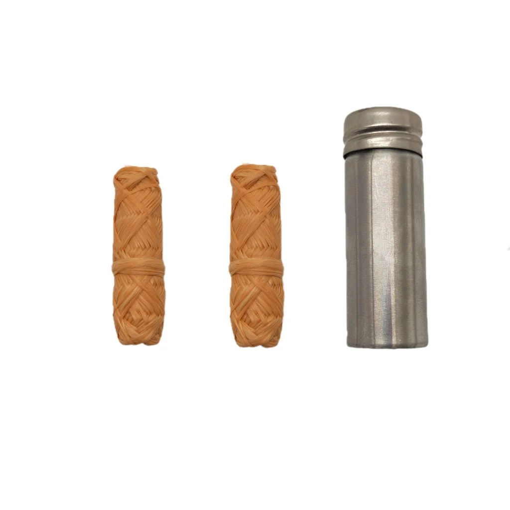 100 Meters Grand Degradable Silver Stainless Steel Bottle-Packed Bamboo Charcoal Dental Floss with Two Spare Cores