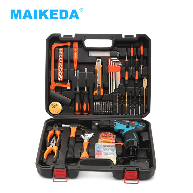 2021 Hot Selling 32pcs Household Tool Sets With Electric Drill Tool Kit