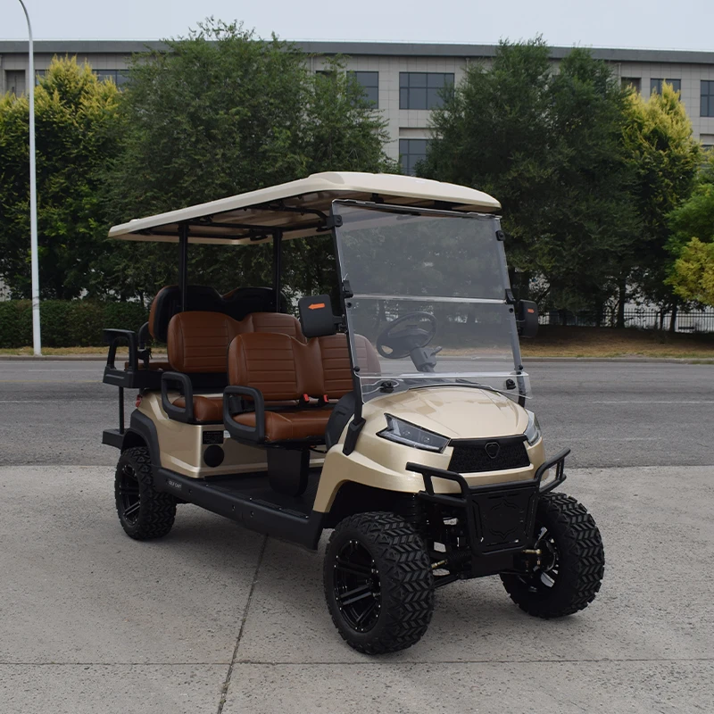 ZYCAR Brand New Designed 6 Seater Electric Golf Cart Battery Operated Factory Price Cool Golf Buggy For Sale