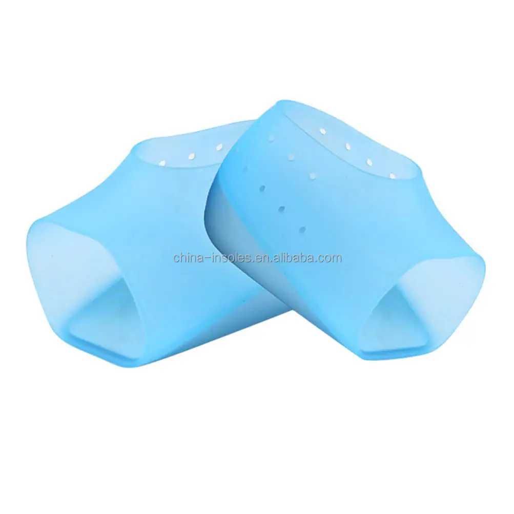 2-5cm silicone gel heel lift cushion inserts sleeve pads invisible height increase heel insole