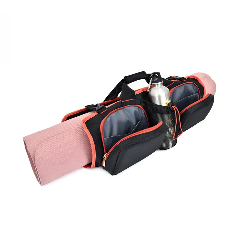 Trending Ladies Portable Folding Yoga Bag Outdoor Multi Function Fitness GYM Clothe Storage Custom Yoga Mat Bag For Womens