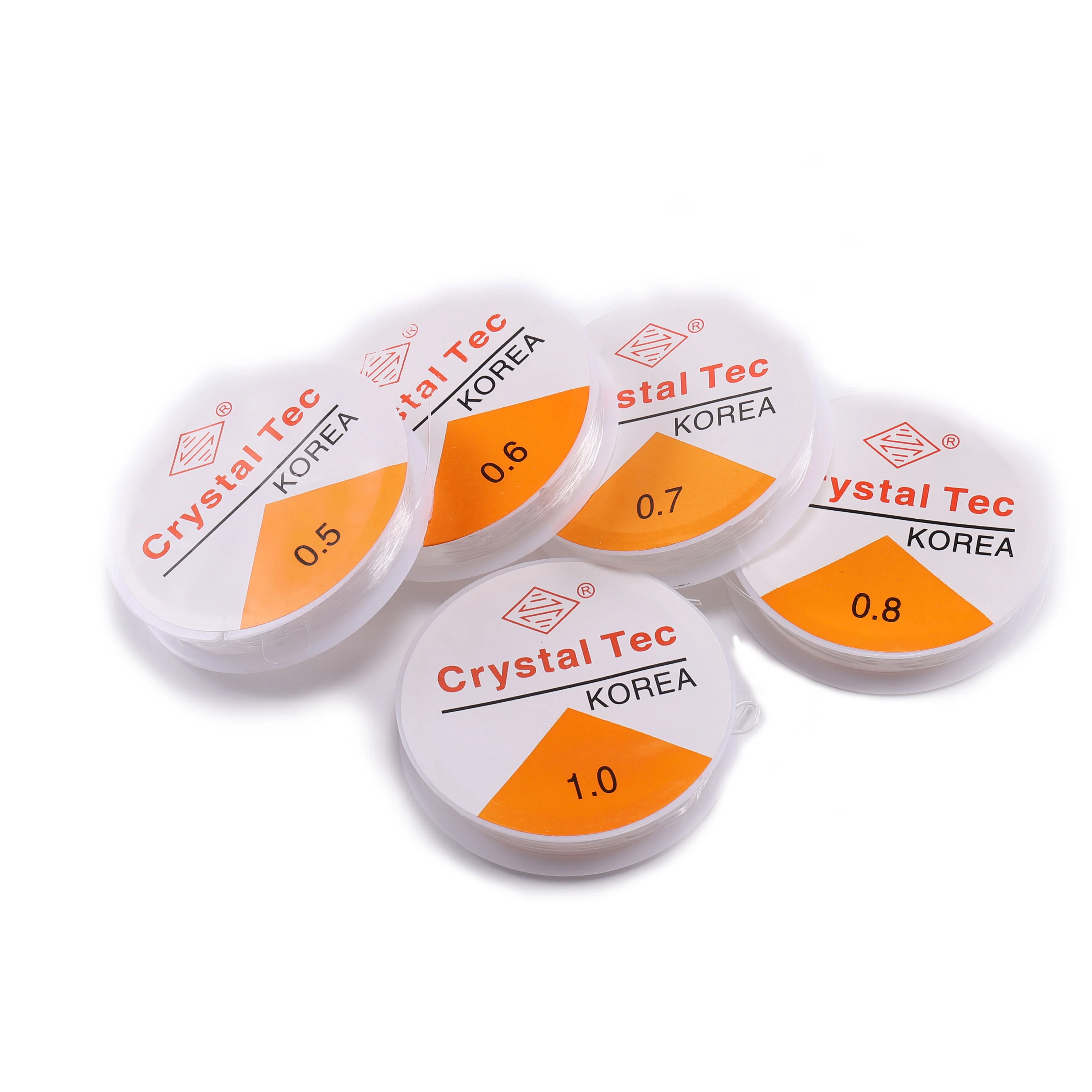 0.4-1mm Factory Wholesale White Transparent Crystal Elastic Beading Wire For DIY Jewelry Beading Cord String Wire