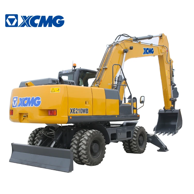 XCMG original manufacturer XE210WB 21 ton hydraulic wheel excavator with high quality
