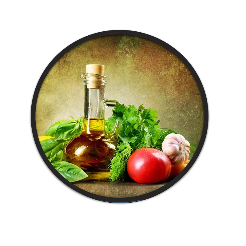 23.6 Inch 1280x1280 Touch Round Lcd Screen Dv236fbm-n00 1500 Nits Circular Digital Signage Display For Advertising Media