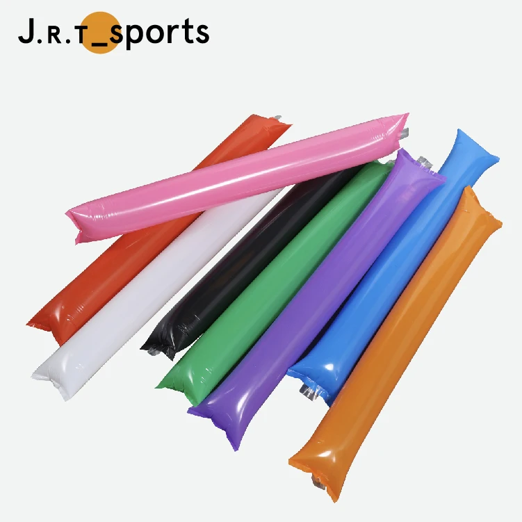 Jrt Customized Inflat Cheer Stick Multicolor Inflatable Noise Maker Cheering Sticks For Sports Events