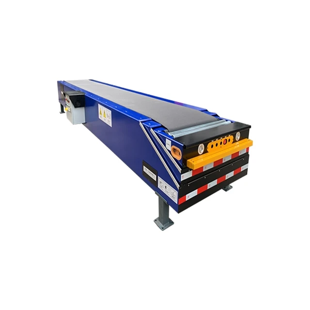 high quality extendable belt conveyor telescopic belt conveyor for loading and unloading conveyor  system