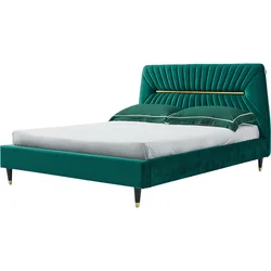 New Nordic modern master bedroom with soft double bed