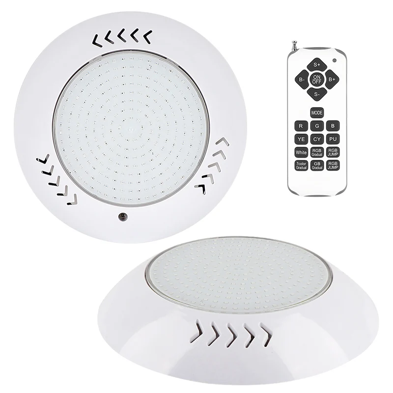 Rgb Swimming Pool Illumination Remote Control 12V 36W Waterproof Ip68 Submersible Wall Surface Mounted Led Pond Light