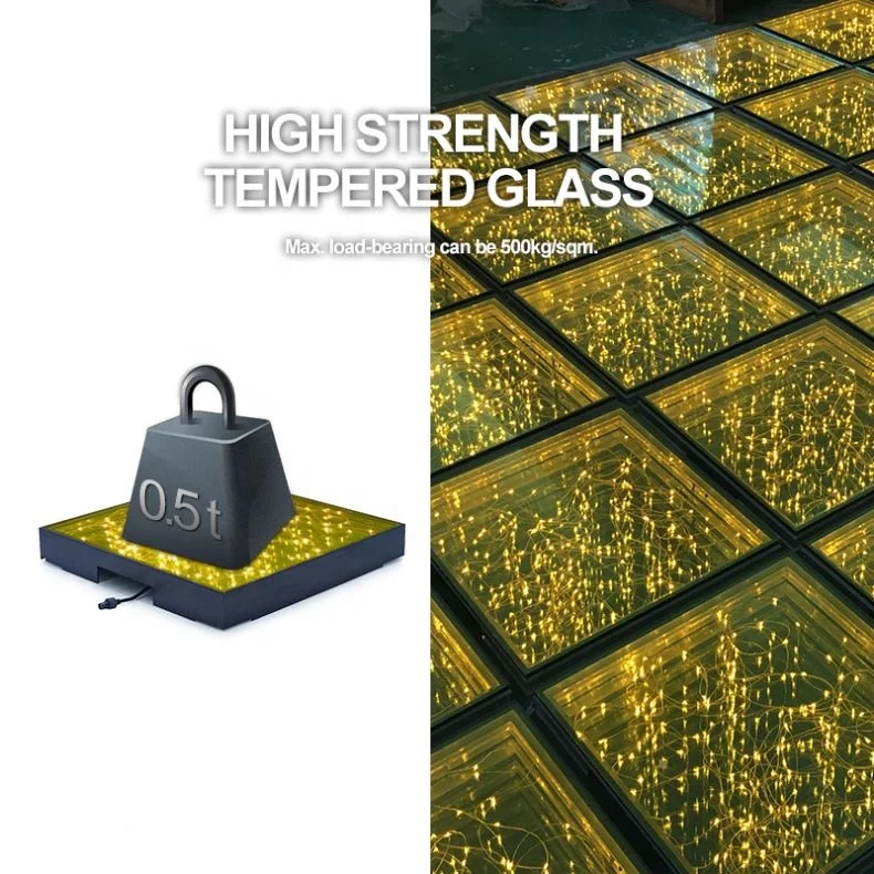 Most Popular Antislip Landscape Decor Dmx Led Colorful Dancing  Floors