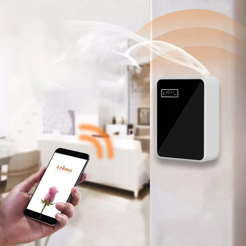 Air purifier automatic spray fragrance oil with wifi control Automatic Fragrance Scent Air Machine for hotel