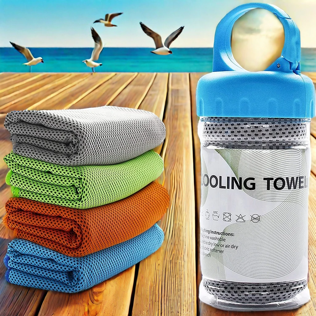 Neck Men Women Stay Cool Yoga Gym Golf Workout instant cooling ice cold chill towel sports microfiber logo customs cooling towel