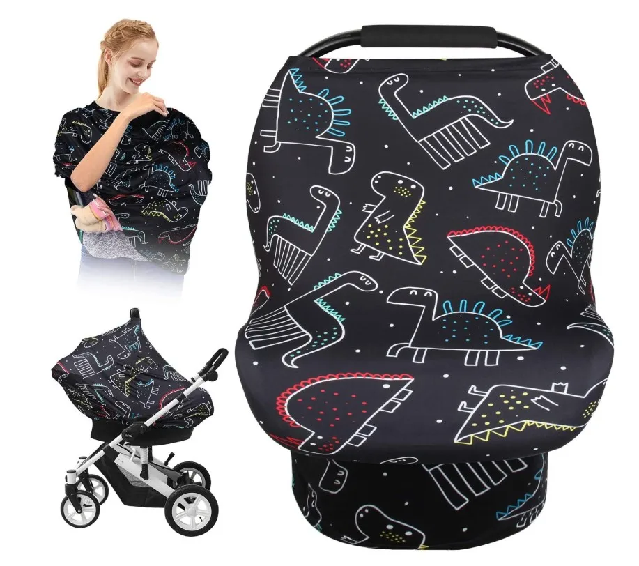 Эластичные Чехлы для мам, чехлы для грудного вскармливания и автомобильных сидений