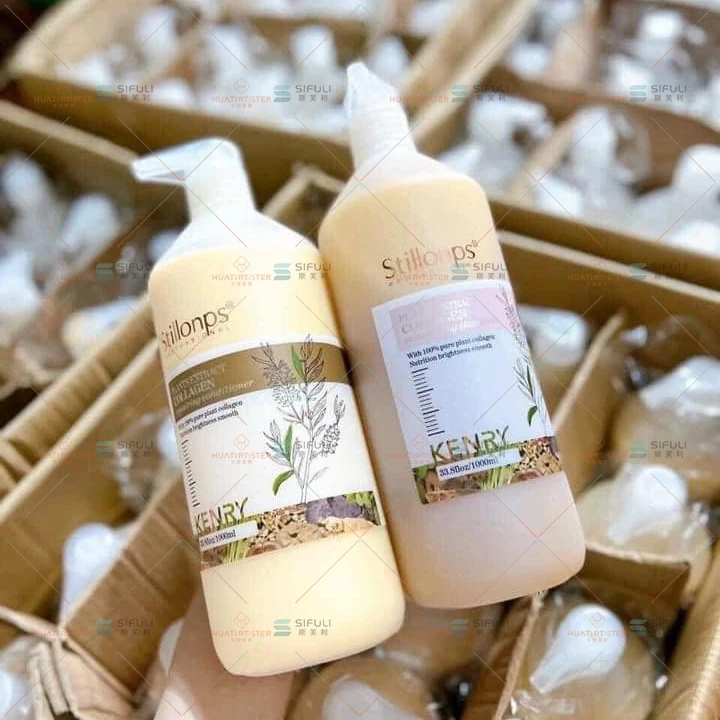 Huati Sifuli Stillonps 1000ml Plant Herbal Natural Essence Moisture and Smooth Shampoo Conditioner Hair Spa