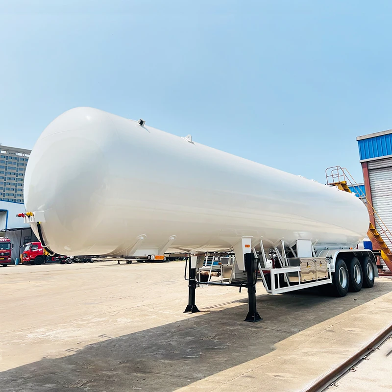 50,000 Liters LPG Gas Trailer For Cooking Gas Transport