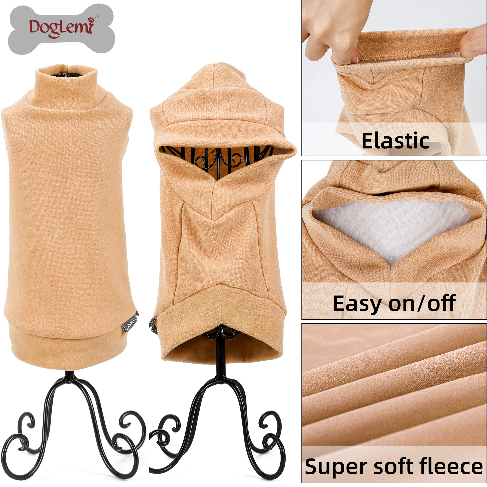 OEM Machine washable soft warm comfortable luxury custom dog clothes winter apparel dog costume dog shirt