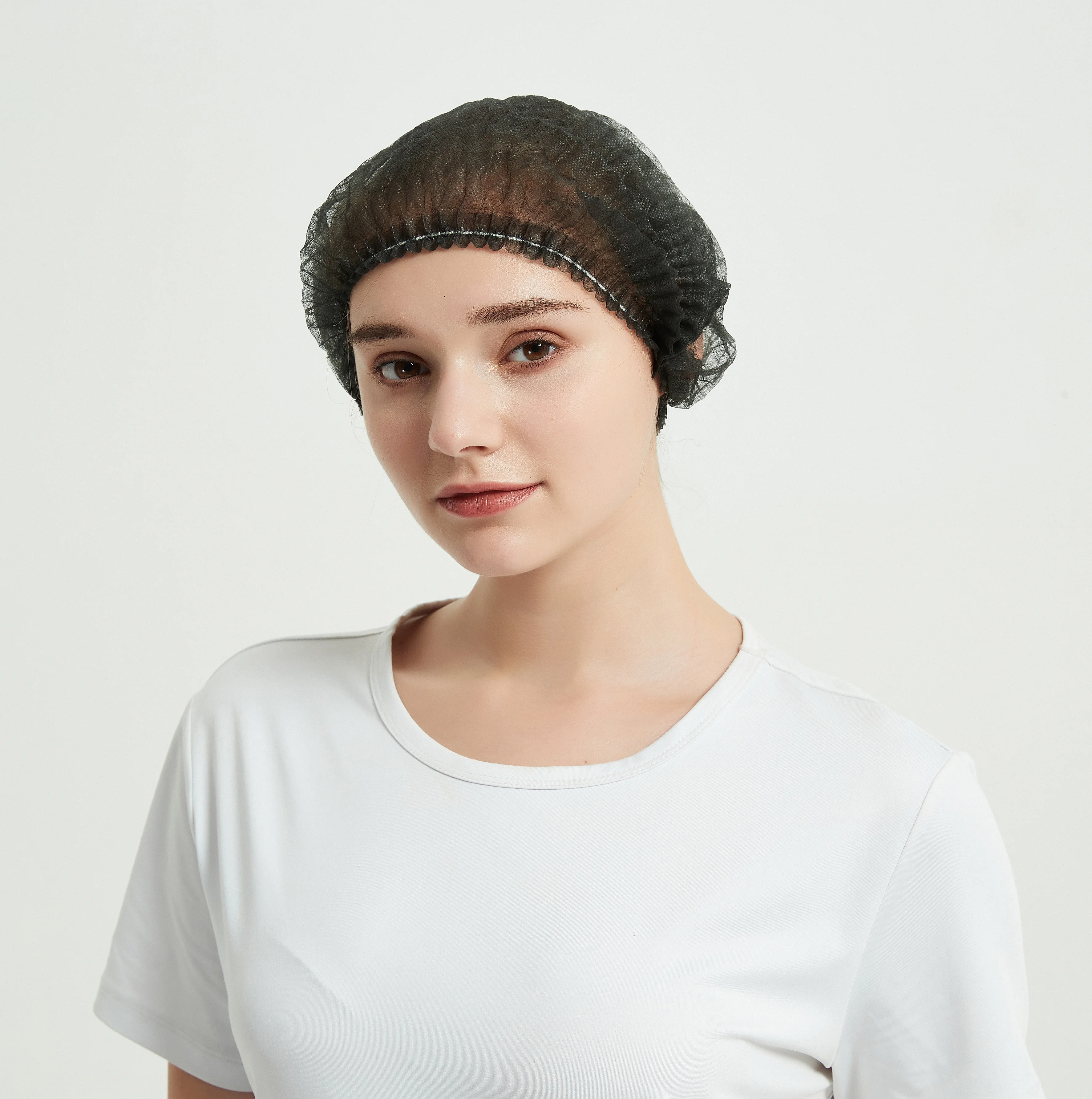 good quality nonwoven mob cap pp mob cap disposable bouffant cap at the Wholesale Price