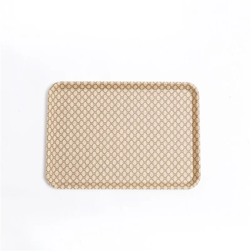 Экологичный поднос из био-бамбукового волокна на заказ, поднос для сервировки пищи в ресторане