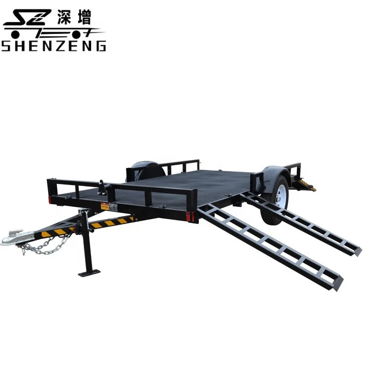 6x10ft 6x12ft Powder Coated Cage Trailer ATV/UTV Utility Trailer