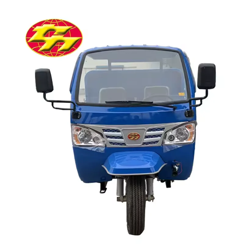 3 wheel tricycle18HP  22HP 24HP Diesel tricycle for heavy cargo diesel oil 3 wheel motorcycle fuel tricycles