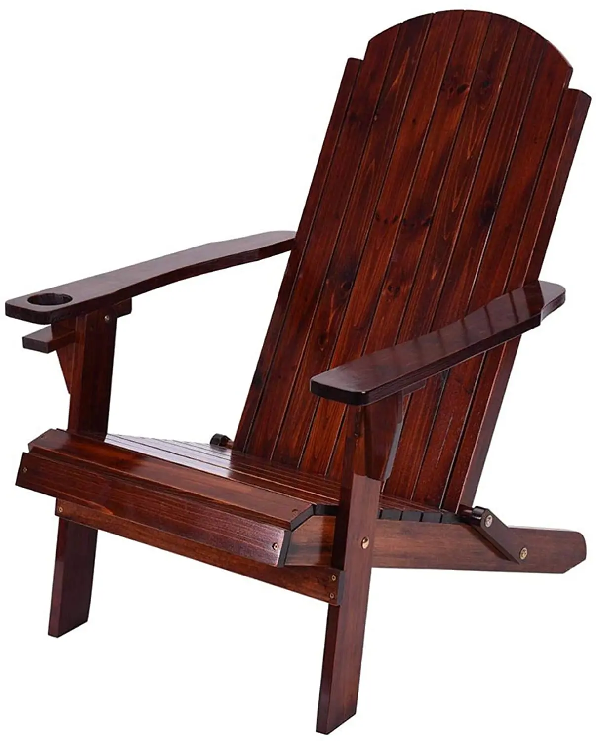 Современный уличный садовый пластиковый деревянный стул Adirondack С