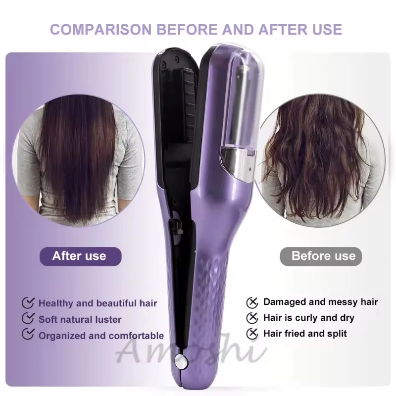 2 in 1 Portable Electric Hair Clippers Trimmer Machine Rechargeable Cordless Hair Trimmer Hair Split End Trimmer For Women