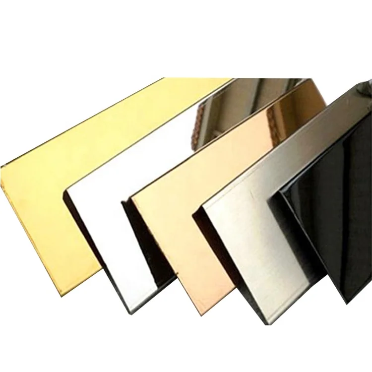 
golden stainless steel sheet mirror finished 304  (62111923518)