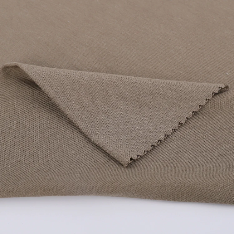 
Customized 230Gsm 68% Bamboo 27% Cotton 5% Spandex Soft Solids Plain Eco Friendly Organic Knitted Bamboo Jersey Fabric Shirting 